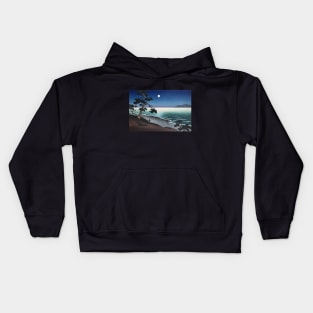 Suma Beach by Tsuchiya Koitsu Kids Hoodie